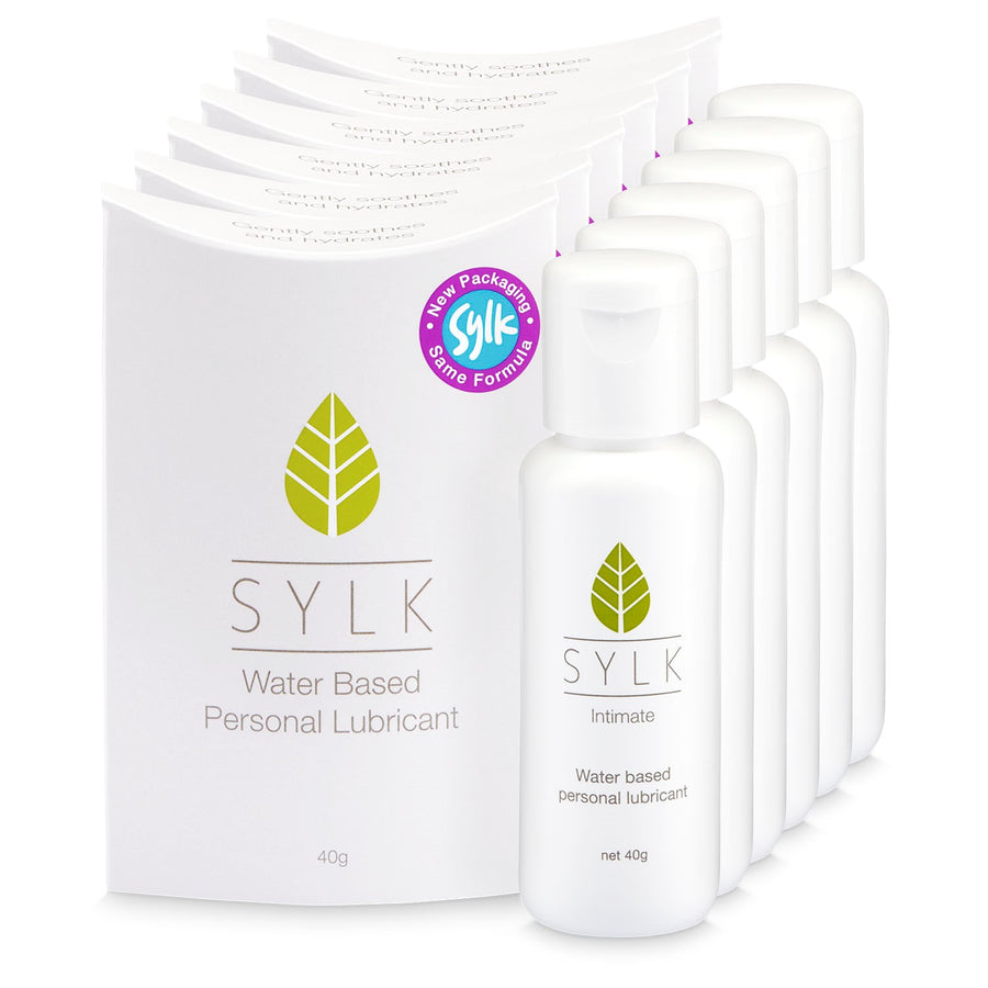 6 x 40g (6 x 1.4oz) bottles of Sylk Personal Lubricant